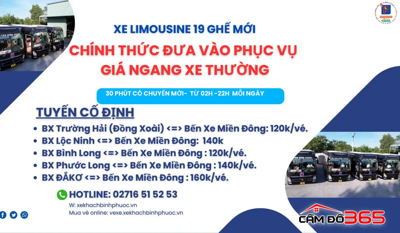 gia ve nha xe petro binh phuoc dat ve xe uy tin gia re