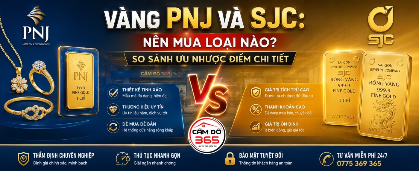 vang pnj va sjc nen mua loai nao so sanh uu nhuoc diem