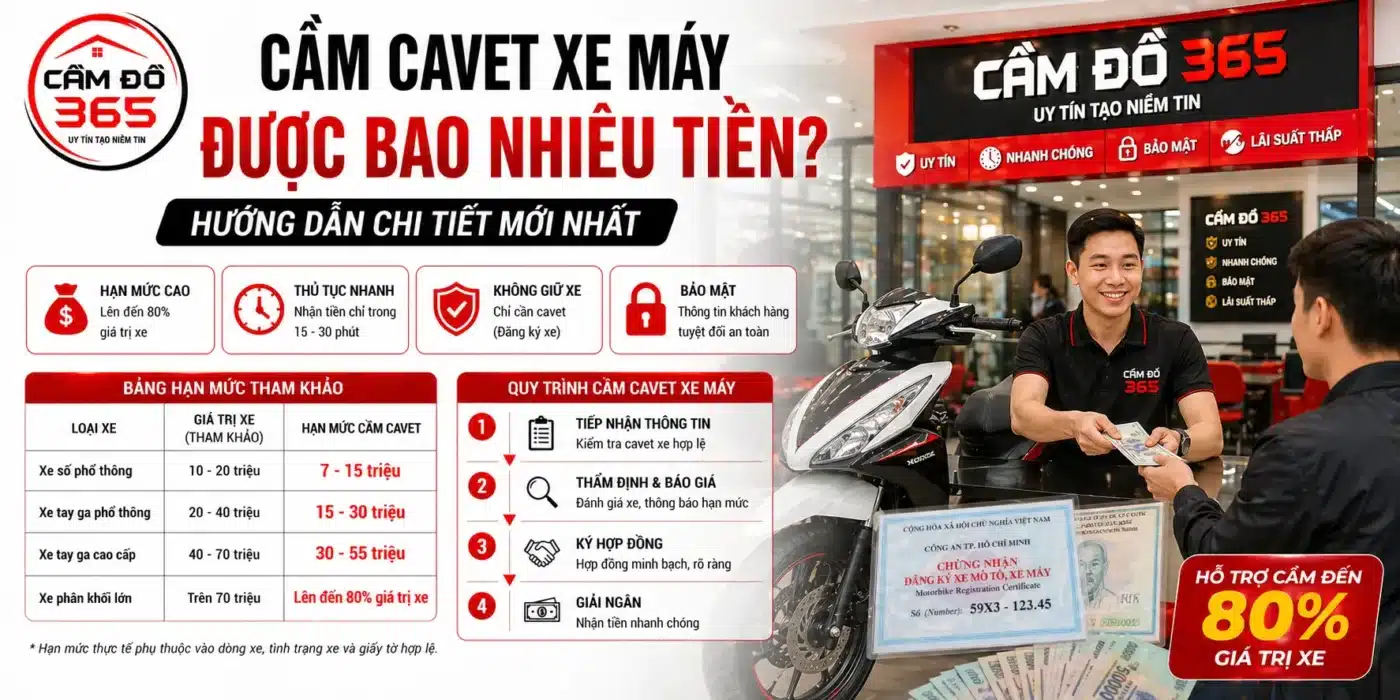cam cavet xe may duoc bao nhieu tien huong dan chi tiet