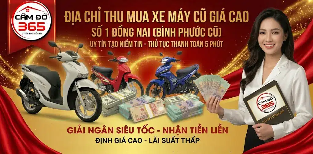 dia chi thu mua xe may cu gia cao so 1 binh phuoc