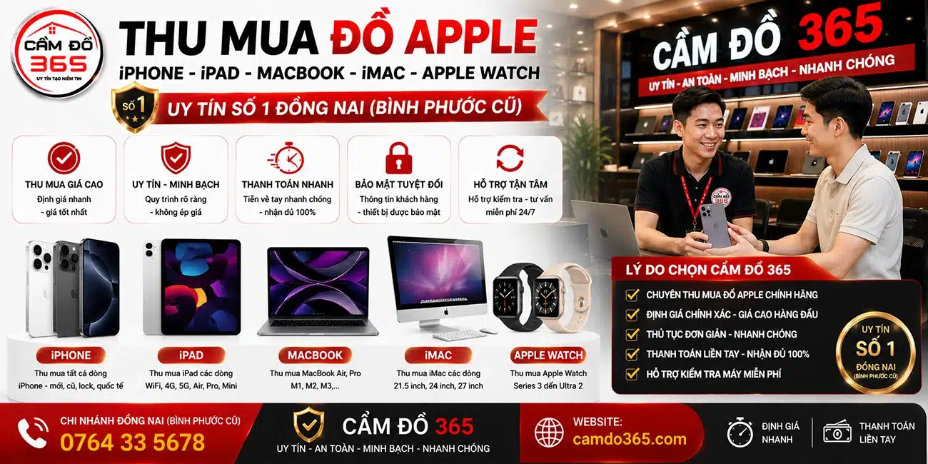 thu mua do apple iphone ipad macbook imac apple watch uy tin so 1 binh phuoc