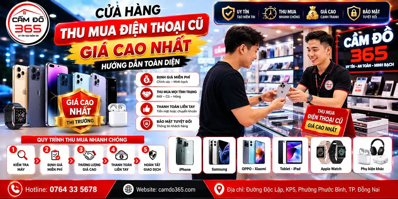 cua hang thu mua dien thoai cu gia cao huong dan toan dien