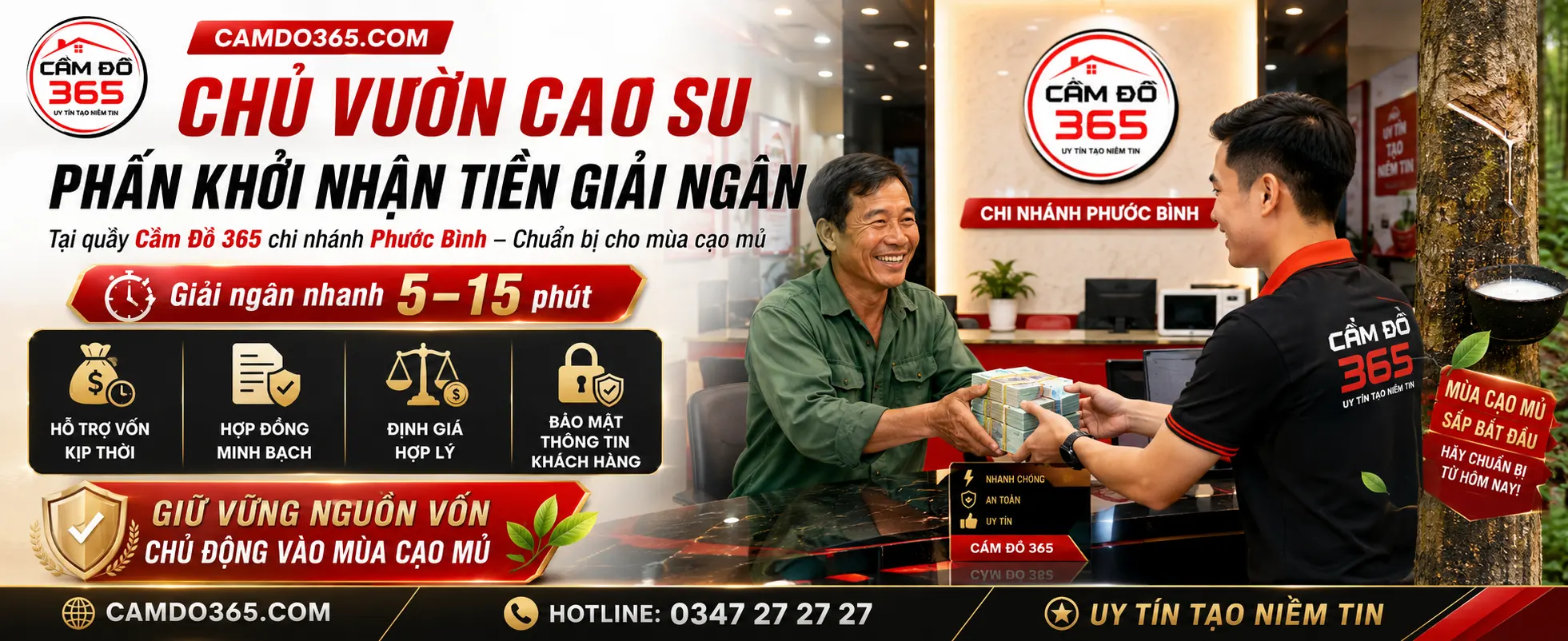 ia cao su hom nay co hoi va thach thuc giai phap von tai Cam Do 365