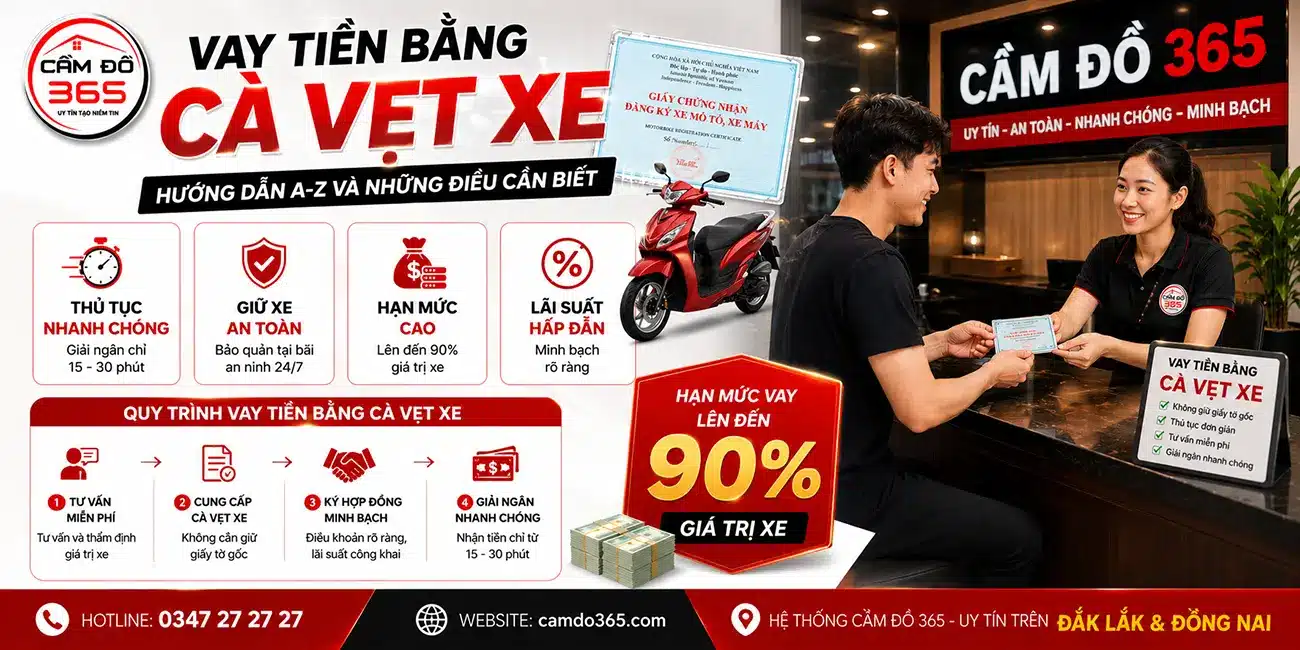 vay tien bang ca vet xe huong dan a z va nhung dieu can biet