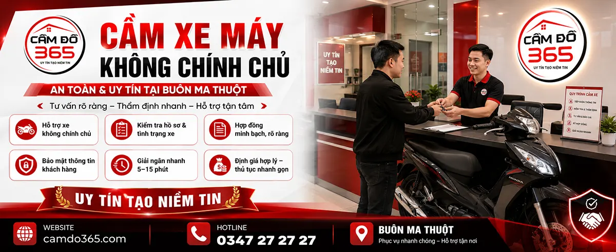 cam xe may khong chinh chu an toan uy tin tai buon ma thuot