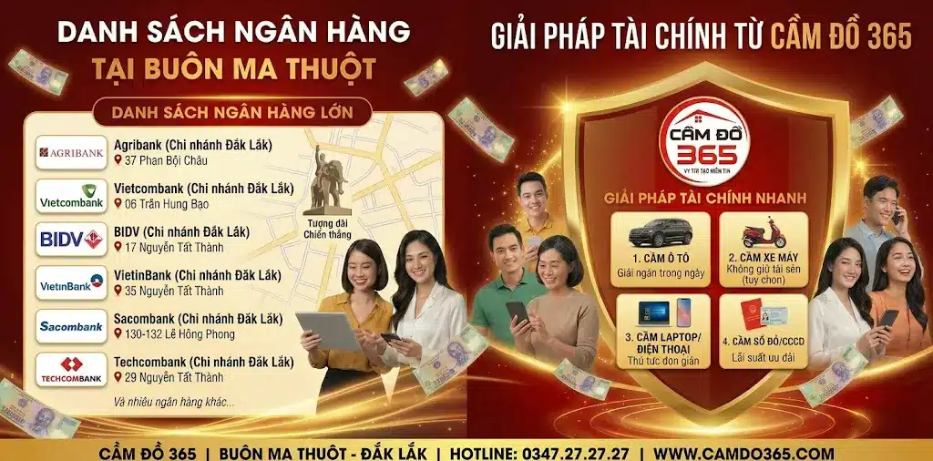 tong hop chi tiet danh sach ngan hang tai buon ma thuot