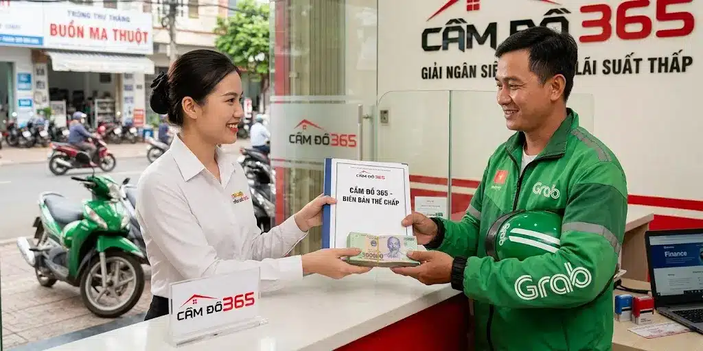 Shipper Buon Ma Thuot cam do o dau giai ngan nhanh giu xe di lam