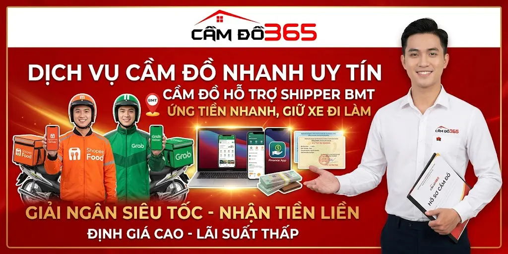 cam do ho tro shipper bmt ung tien nhanh giu xe di lam