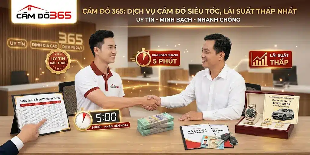 cam do lai suat thap uy tin giai ngan 5 phut