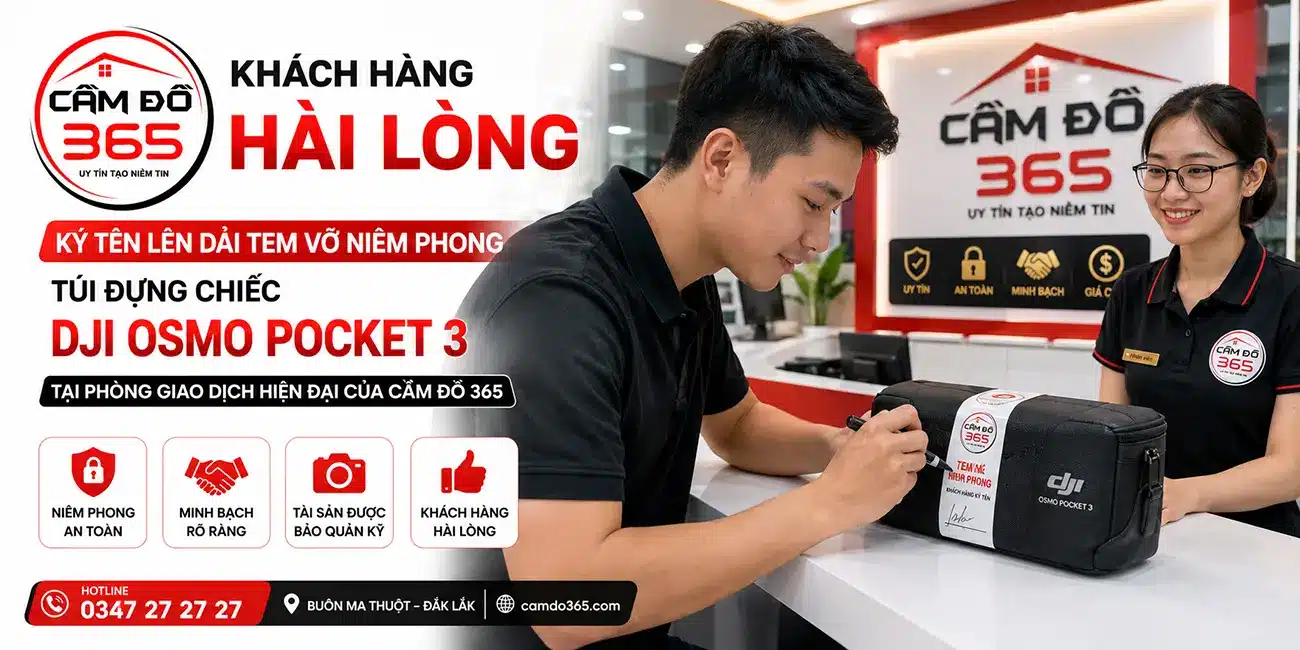 Cam do camera DJI Osmo Pocket tai BMT Buon Ma Thuot uy tin an toan gia cao