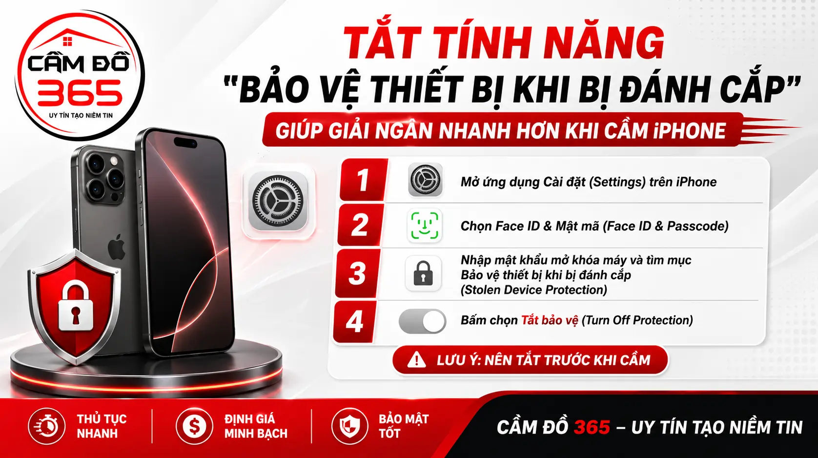 Tat Bao ve thiet bi khi bi danh cap