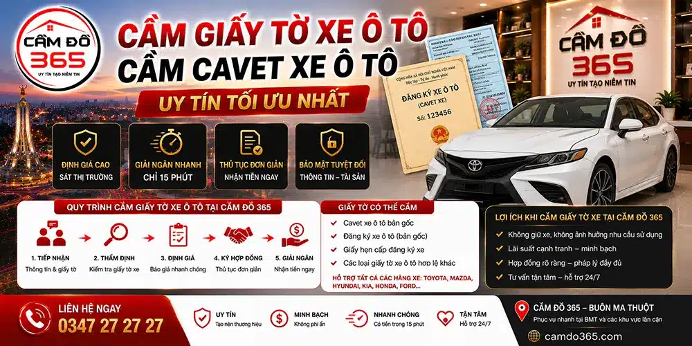cam giay to xe o to cam cavet xe o to uy tin