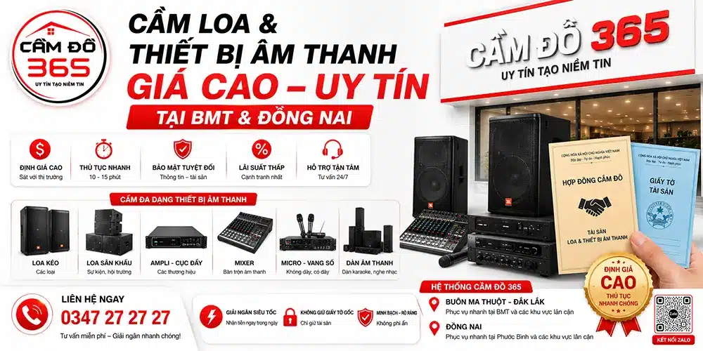 cam loa va thiet bi am thanh gia cao tai bmt dong nai